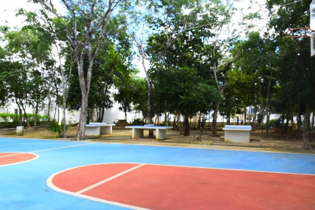 Departamento residencial con alberca Cancún Exterior foto