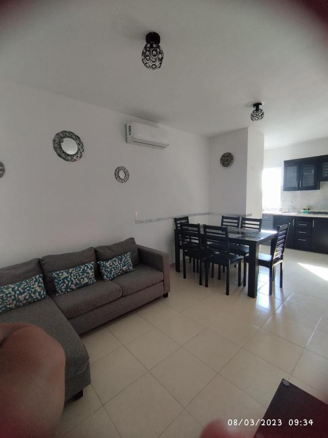 Departamento residencial con alberca Cancún Exterior foto